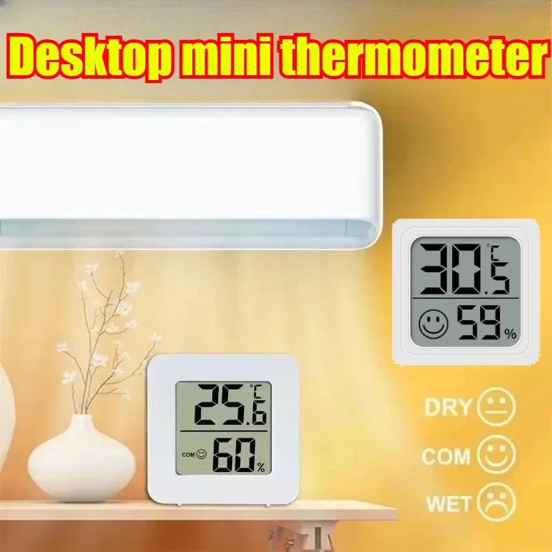 Weather Station Indoor - Termometer Digital LCD Mini Higrometer Pengukur