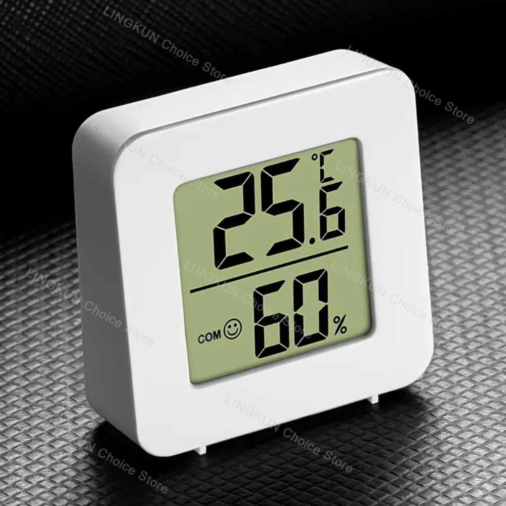 Weather Station Indoor - LCD Mini Termometer Digital Higrometer Meteran