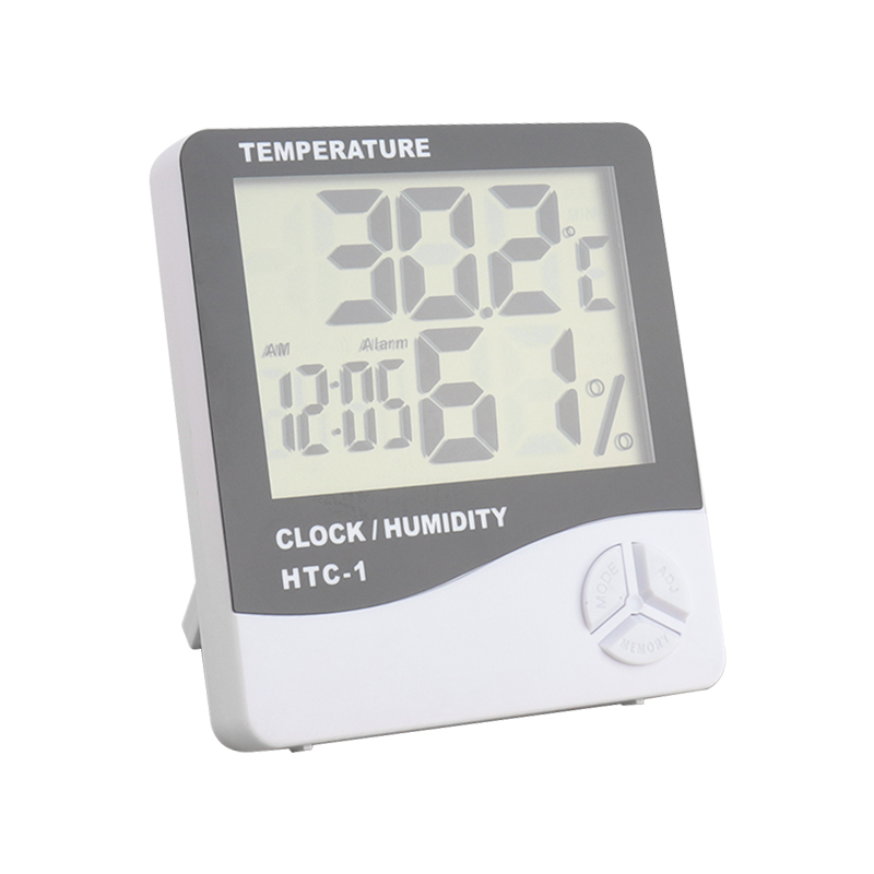 Weather Station Indoor - Meteran Kelembapan Suhu Digital 3 Tombol