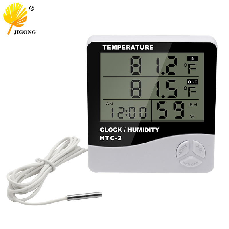 Weather Station Indoor - Termometer Higrometer Elektronik Pengukur Suhu Kelembaban