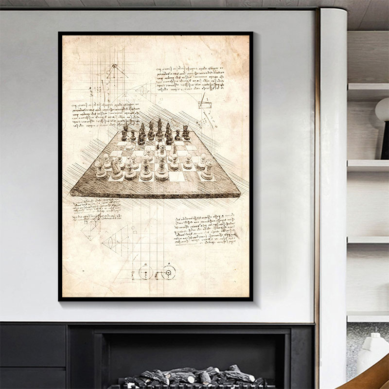 Poster Lukisan Kanvas Sketsa T - Star Map Poster ulasan dan harga