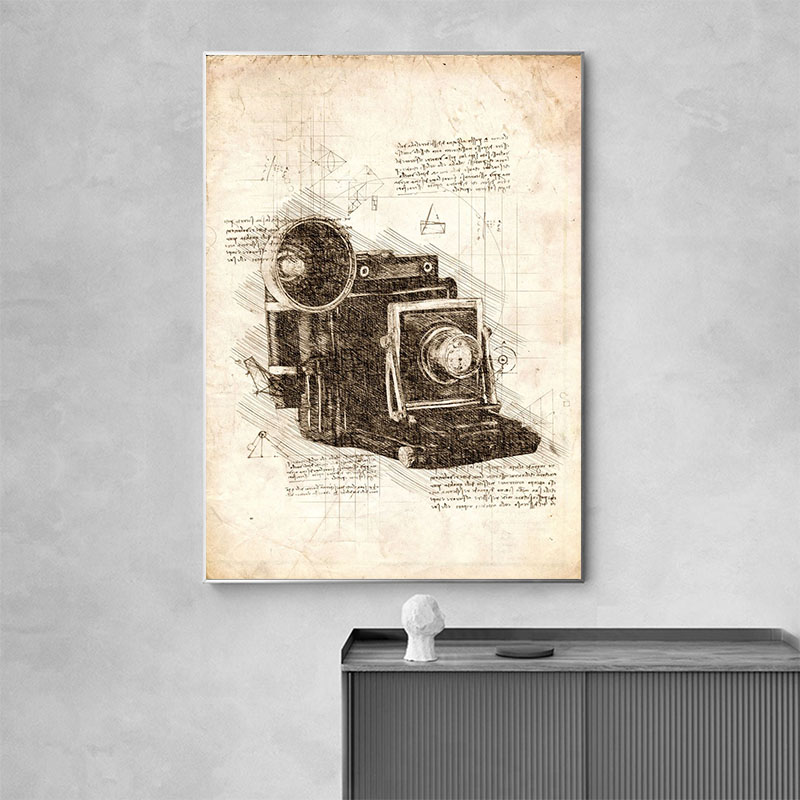 Poster Lukisan Kanvas Sketsa T - Star Map Poster ulasan dan harga