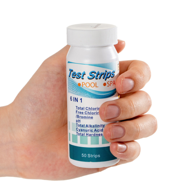 Strip Tes PH Klorin 6 In 1 - 5 - Ph Strip Test ulasan dan harga