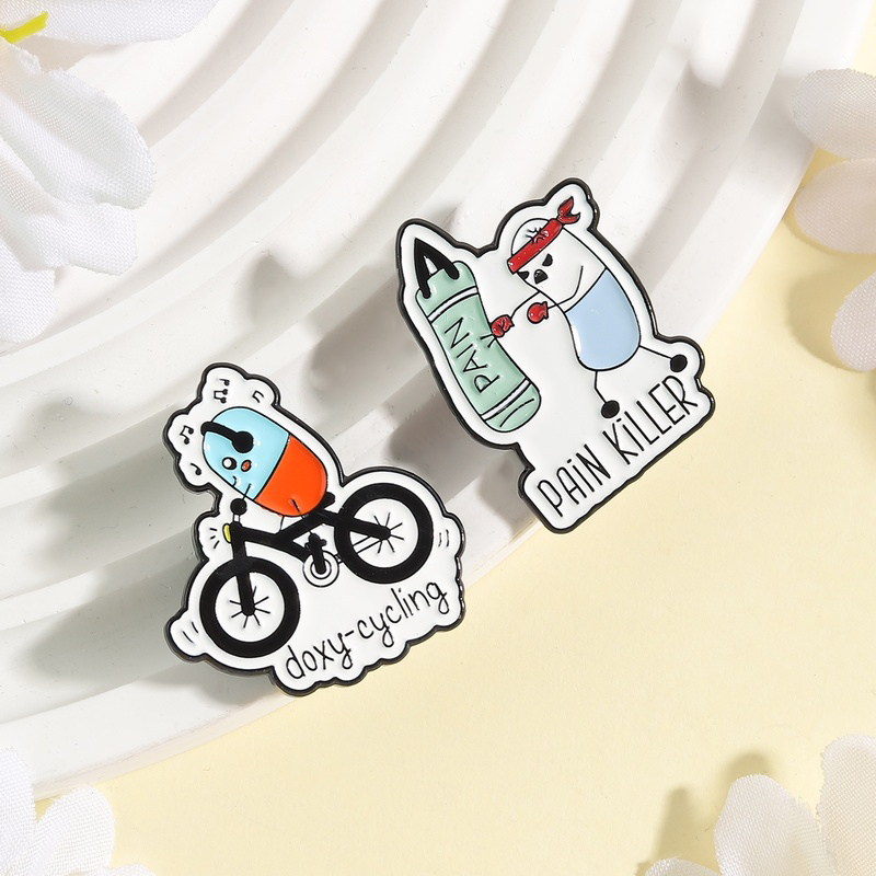 Pin Enamel Doxy-cycling, Bros  - Science Buddies ulasan dan harga
