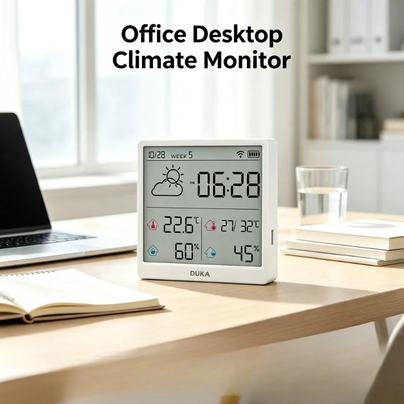 DUKA ATuMan Sensor Suhu dan Ke - Weather Station Indoor ulasan dan harga