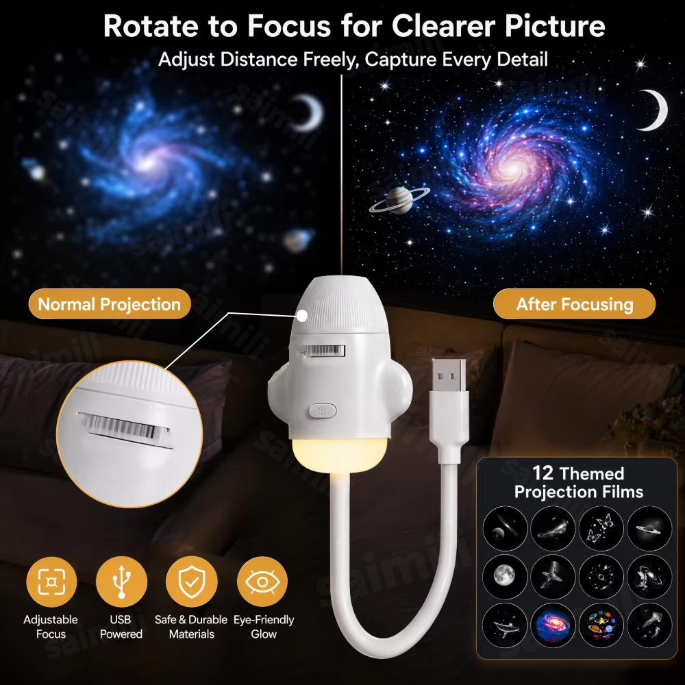 Proyektor Bintang Galaksi Mult - Planetarium Projector Home ulasan dan harga