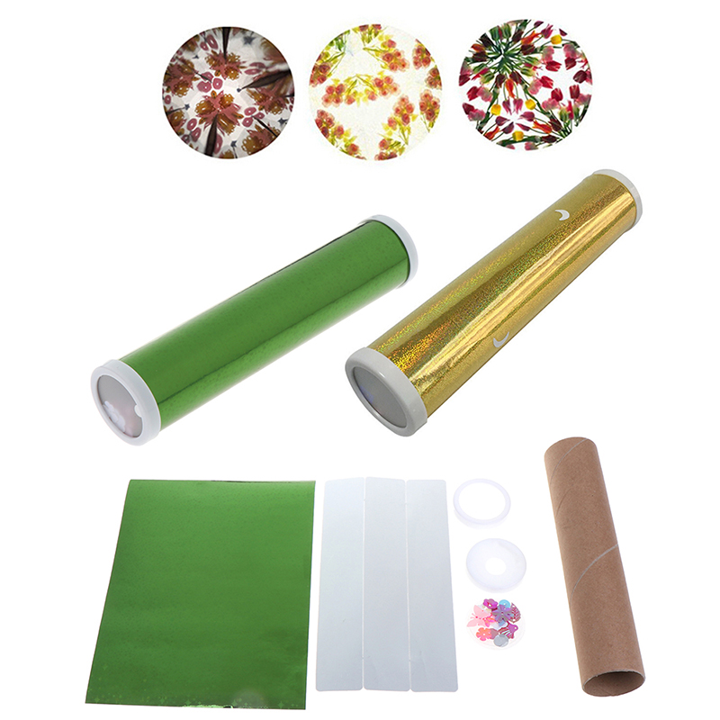 Kit kaleidoskop berputar berwa - Science Toys Diy ulasan dan harga