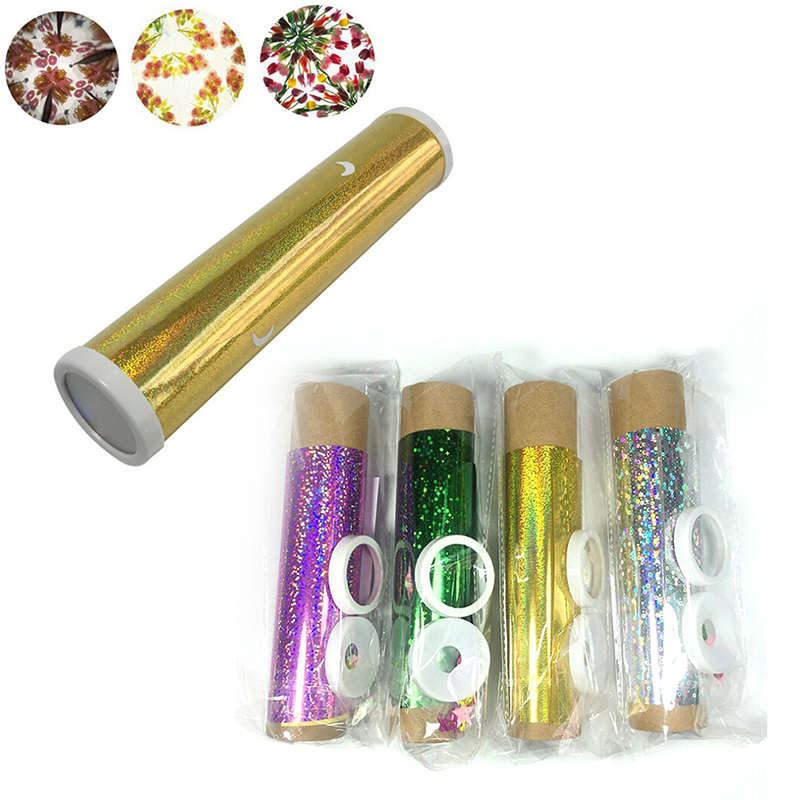 Kit kaleidoskop berputar berwa - Science Toys Diy ulasan dan harga