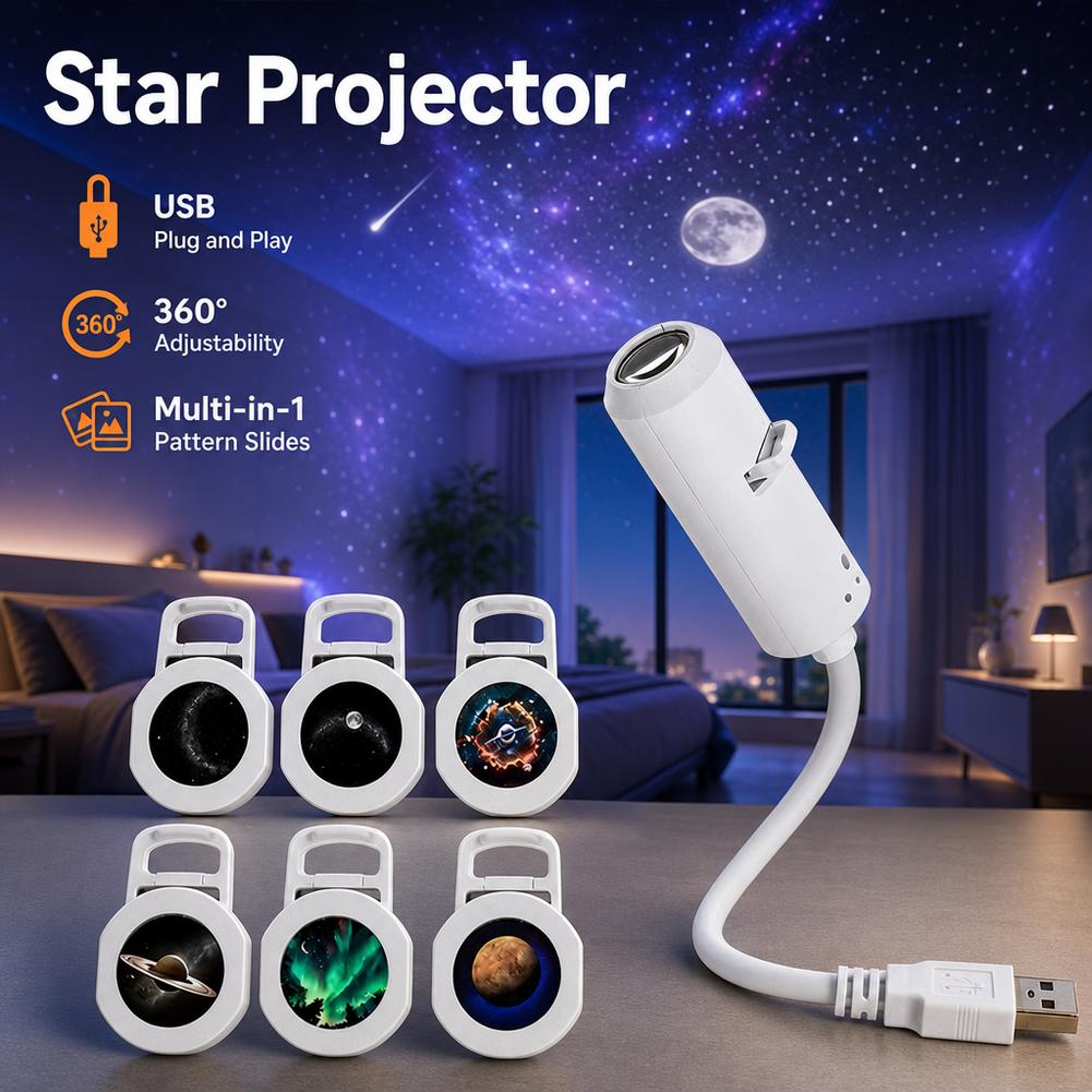 Proyektor Bintang Galaksi USB  - Planetarium Projector Home ulasan dan harga